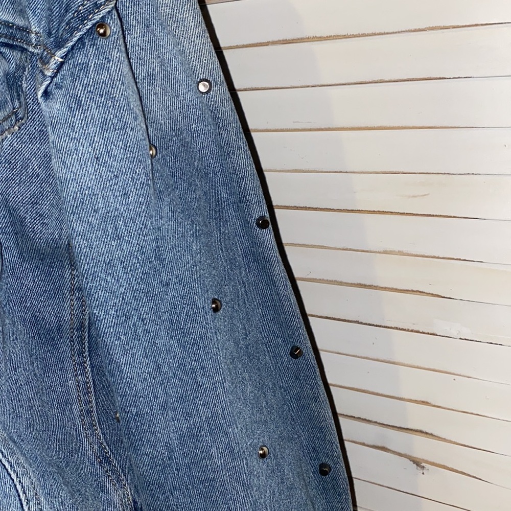 City Chic Embellished Denim Jacket - Picture 12 of 14